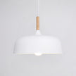 Oak & Zinc Acorn Pendant Light