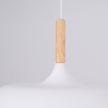 Oak & Zinc Acorn Pendant Light