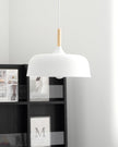 Oak & Zinc Acorn Pendant Light