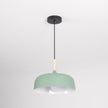 Oak & Zinc Acorn Pendant Light