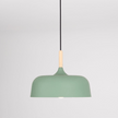 Oak & Zinc Acorn Pendant Light