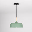 Oak & Zinc Acorn Pendant Light