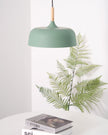 Oak & Zinc Acorn Pendant Light