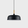 Oak & Zinc Acorn Pendant Light
