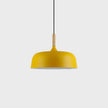 Oak & Zinc Acorn Pendant Light