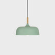 Oak & Zinc Acorn Pendant Light