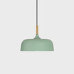 Oak & Zinc Acorn Pendant Light