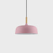 Oak & Zinc Acorn Pendant Light