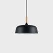 Oak & Zinc Acorn Pendant Light