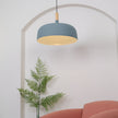 Oak & Zinc Acorn Pendant Light