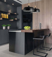 Oak & Zinc Acorn Pendant Light