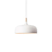 Oak & Zinc Acorn Pendant Light