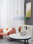 Oak & Zinc Acorn Pendant Light