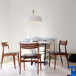 Oak & Zinc Acorn Pendant Light
