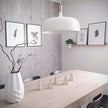 Oak & Zinc Acorn Pendant Light