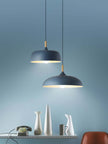 Oak & Zinc Acorn Pendant Light