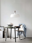 Oak & Zinc Acorn Pendant Light