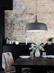 Oak & Zinc Acorn Pendant Light