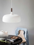 Oak & Zinc Acorn Pendant Light