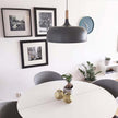 Oak & Zinc Acorn Pendant Light