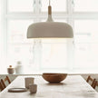 Oak & Zinc Acorn Pendant Light