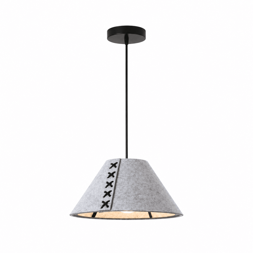 Acoustic Felt Cone Pendant Light