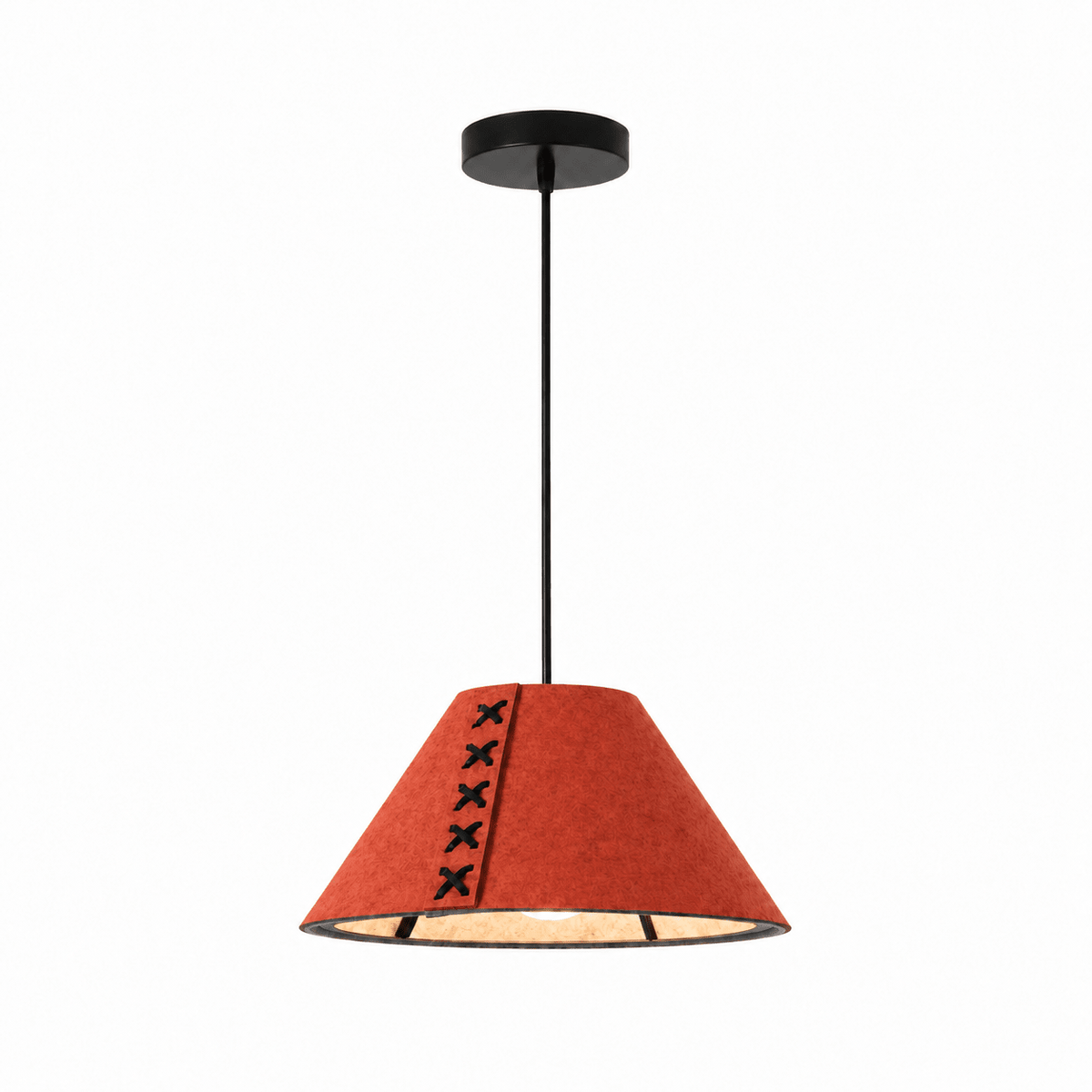 Acoustic Felt Cone Pendant Light