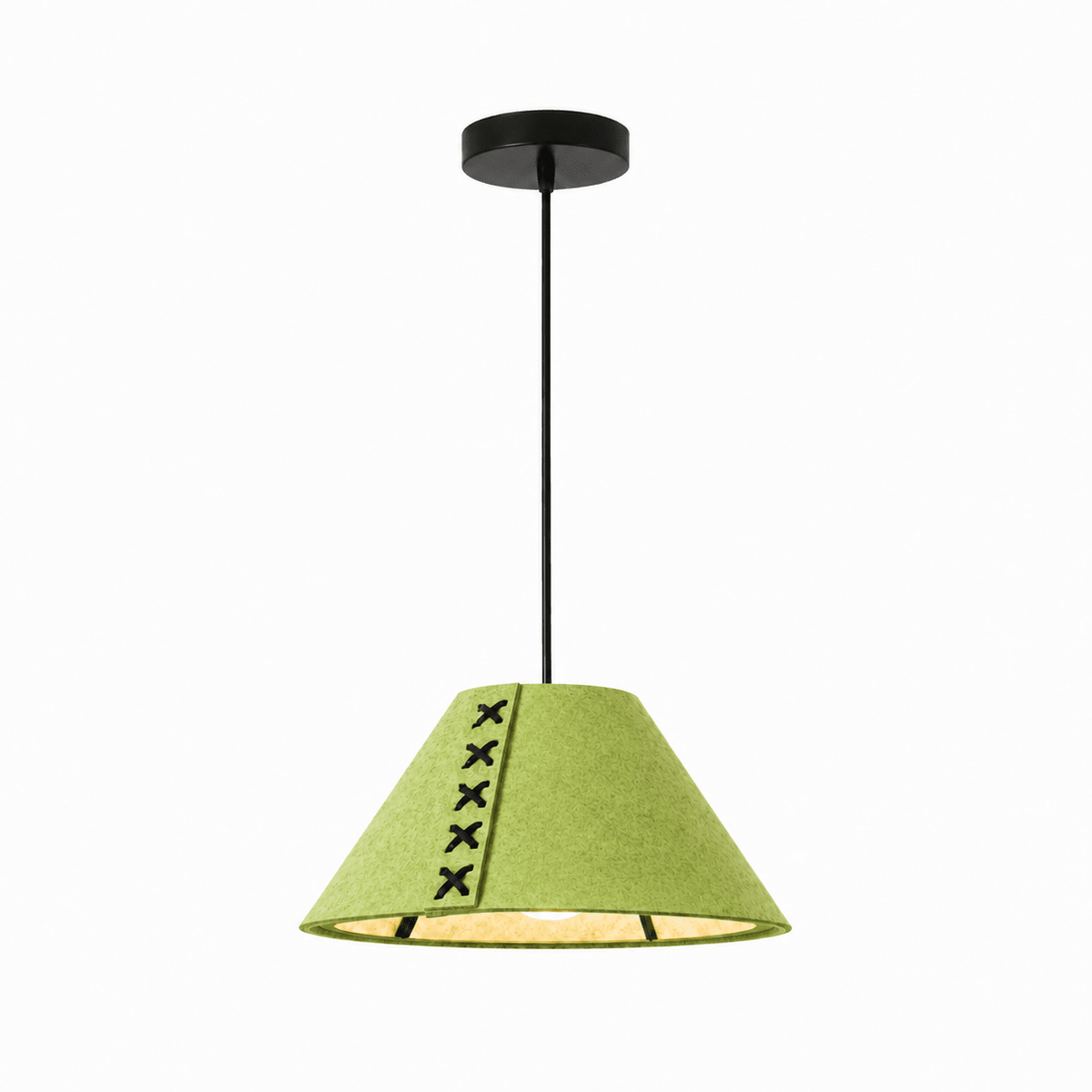 Acoustic Felt Cone Pendant Light