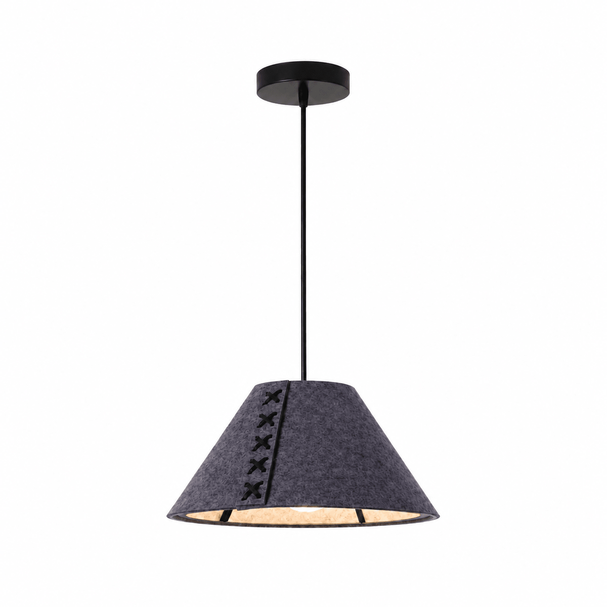 Acoustic Felt Cone Pendant Light