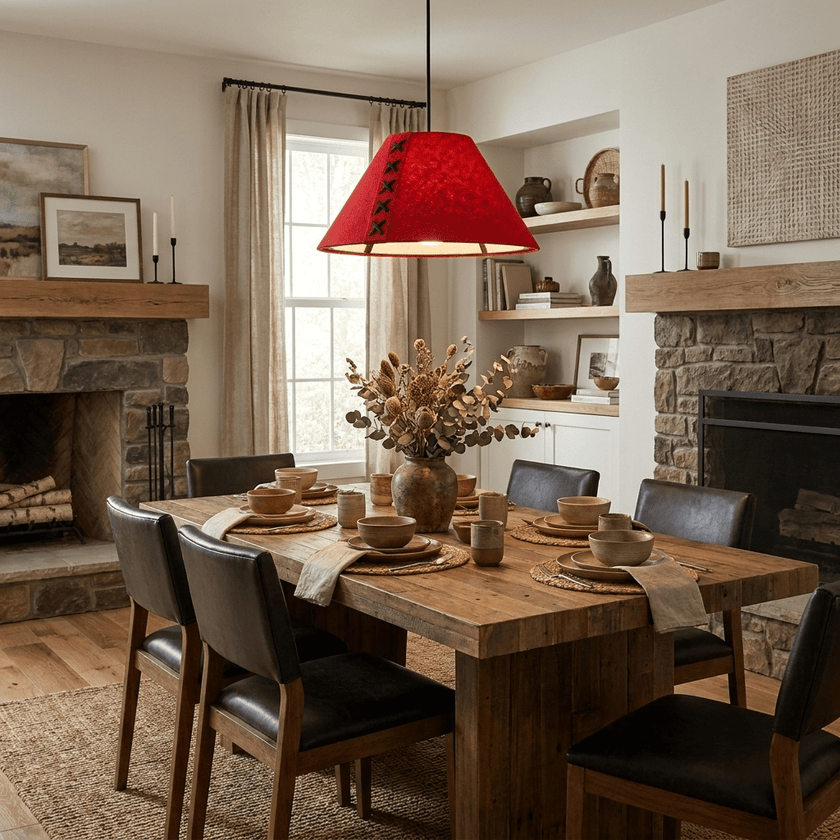 Acoustic Felt Cone Pendant Light