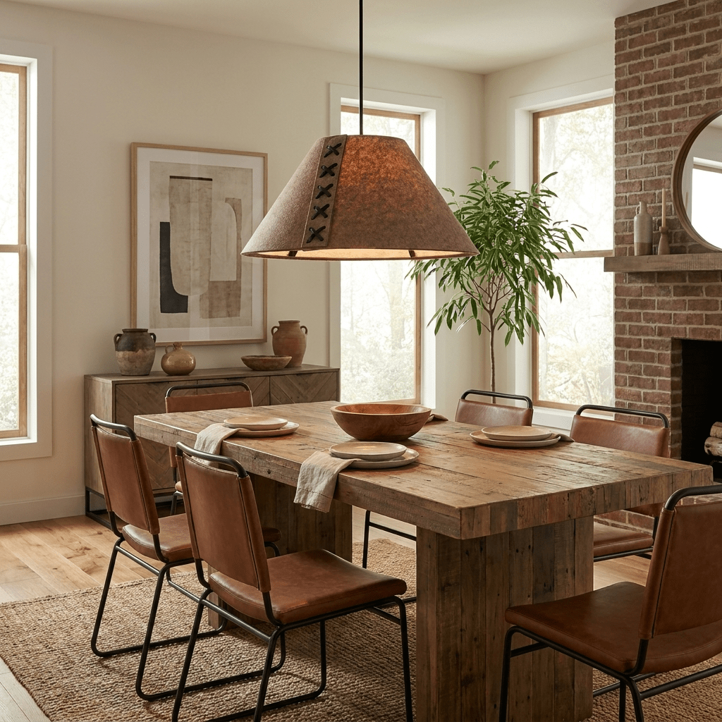 Acoustic Felt Cone Pendant Light