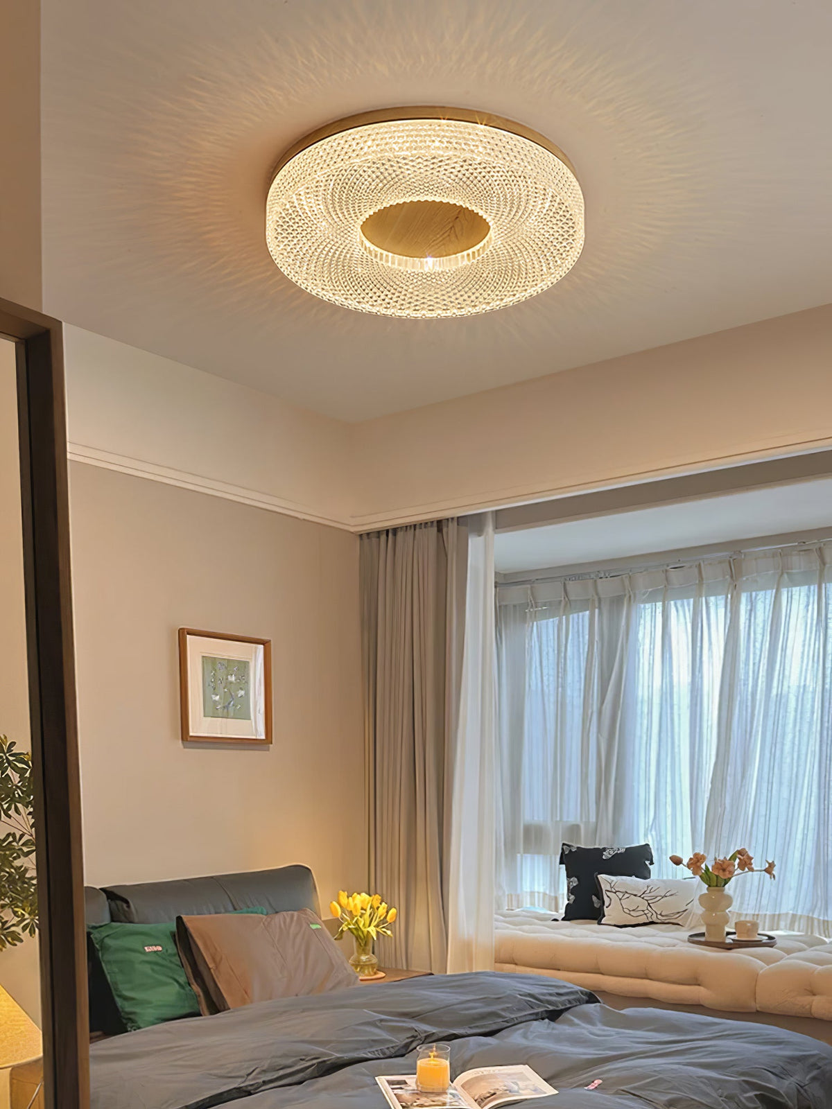 Acrylic Halo Ring Ceiling Light
