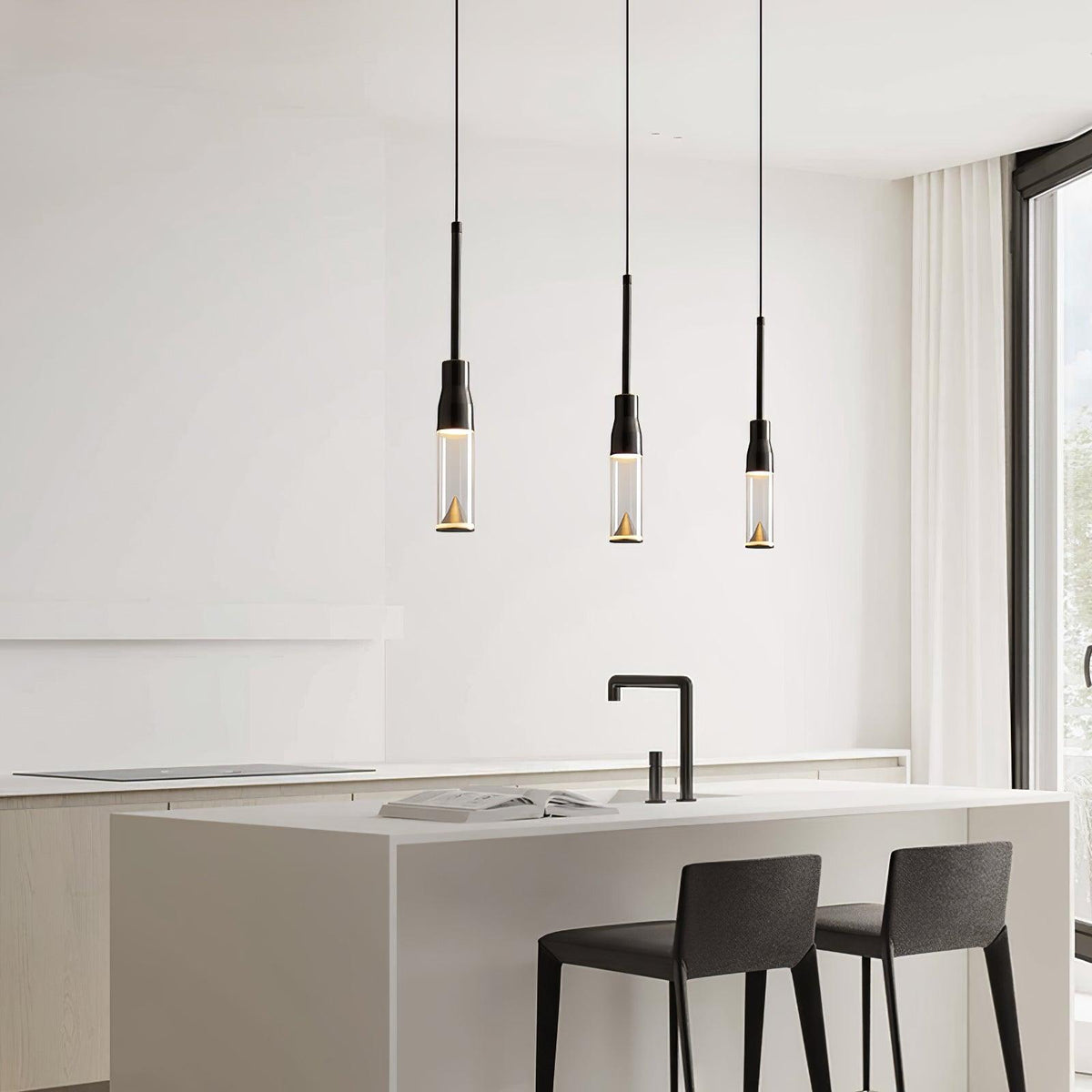 Acrylic Hat Disc Pendant Light