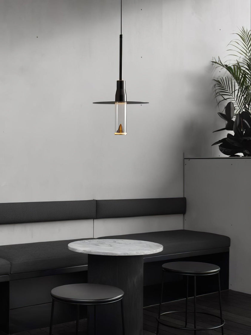 Acrylic Hat Disc Pendant Light