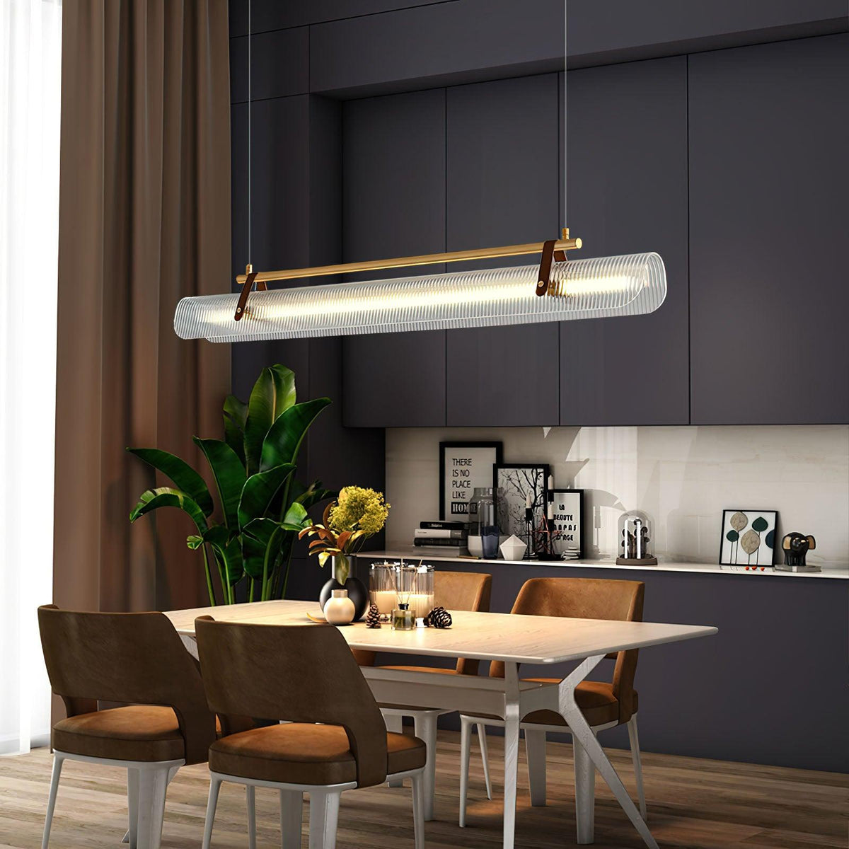 Acrylic Linear LED Chandelier