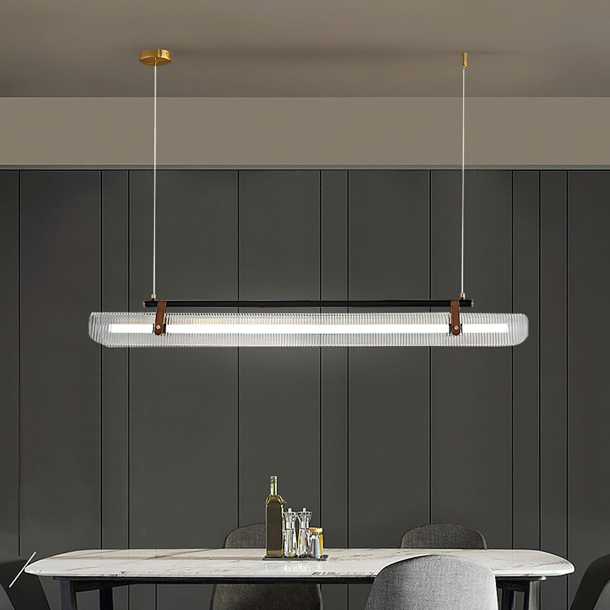 Acrylic Linear LED Chandelier
