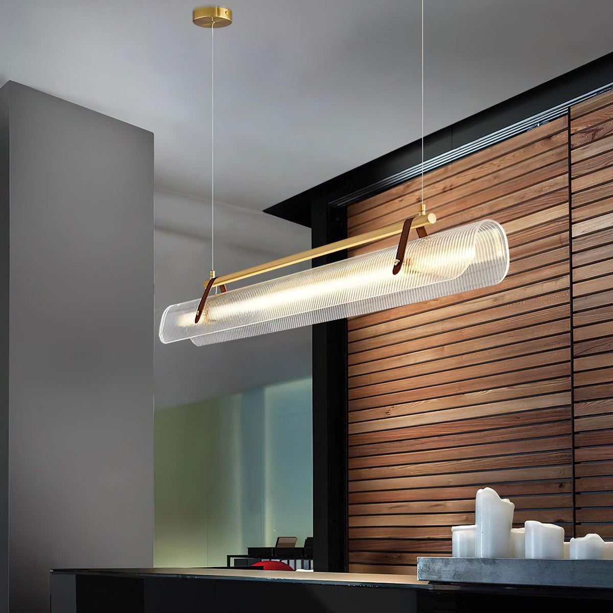 Acrylic Linear LED Chandelier
