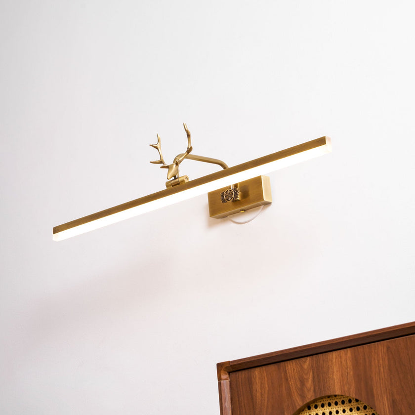 Metal Antler Ring Wall Lamp