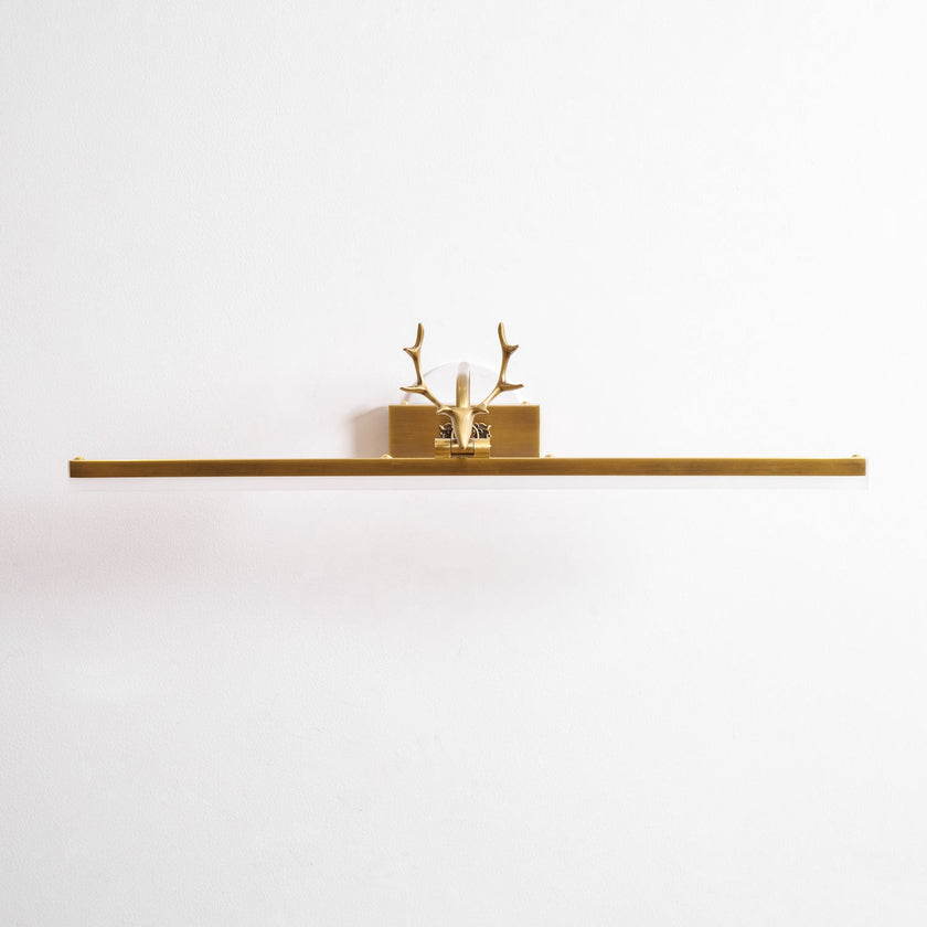 Metal Antler Ring Wall Lamp