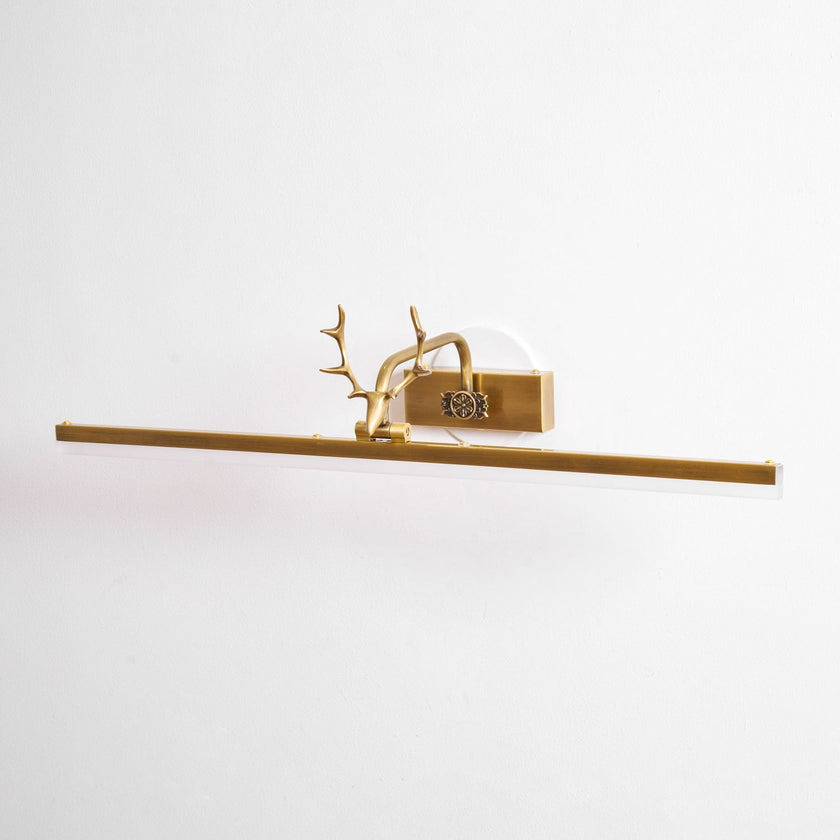 Metal Antler Ring Wall Lamp