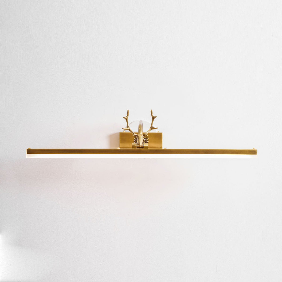 Metal Antler Ring Wall Lamp