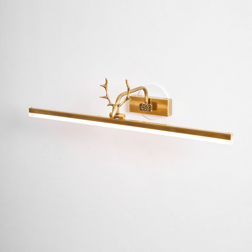 Metal Antler Ring Wall Lamp
