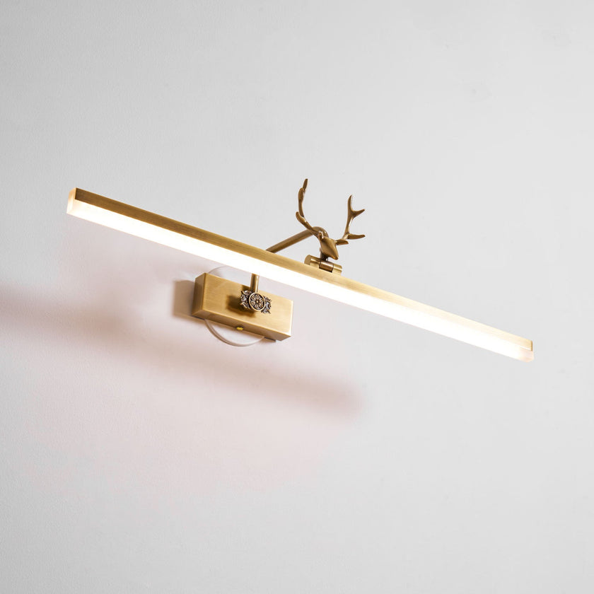 Metal Antler Ring Wall Lamp