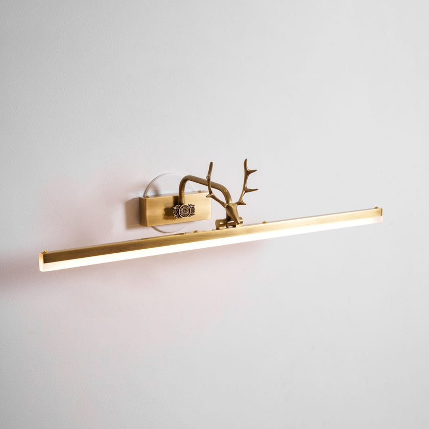 Metal Antler Ring Wall Lamp