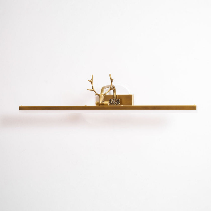 Metal Antler Ring Wall Lamp