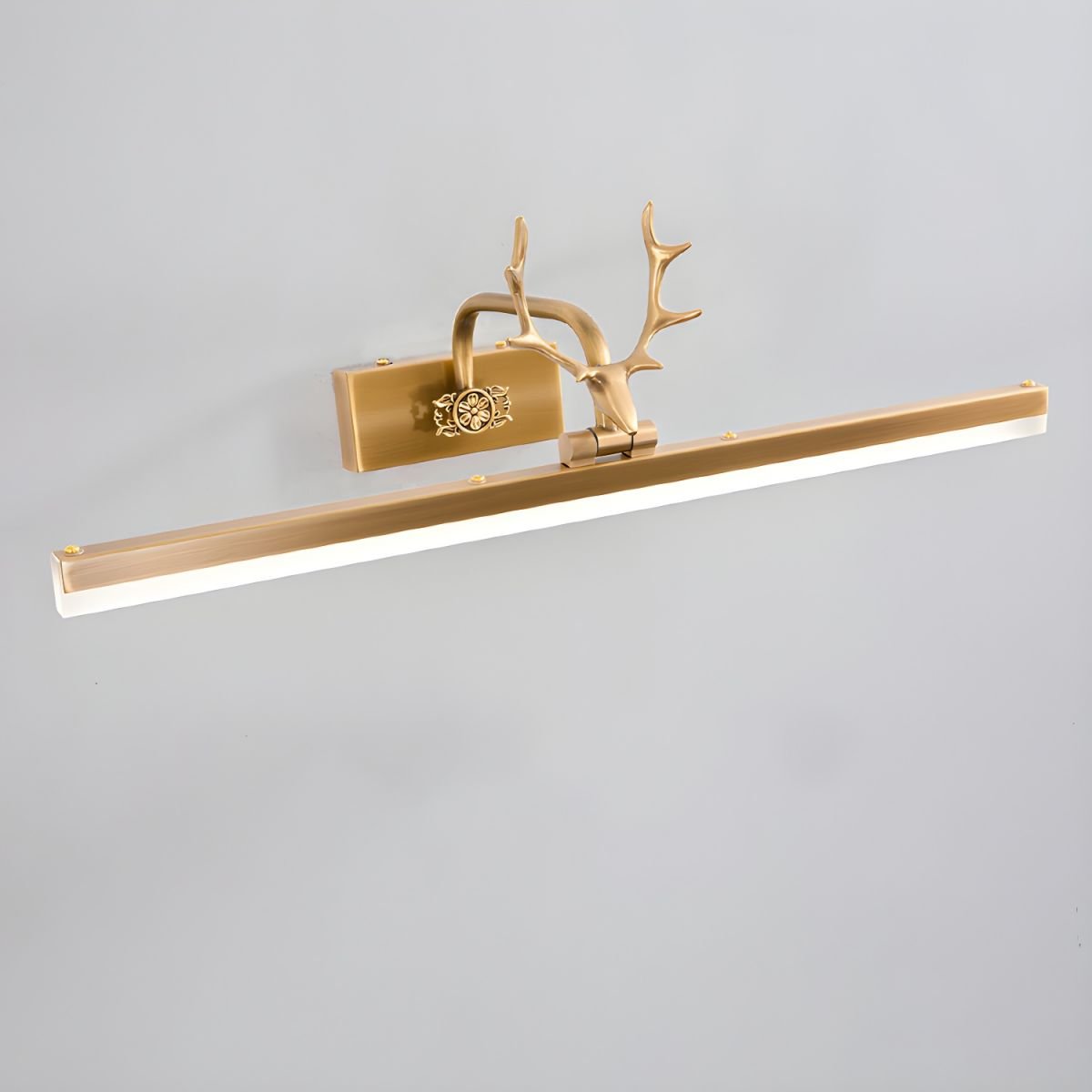 Metal Antler Ring Wall Lamp