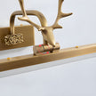 Metal Antler Ring Wall Lamp
