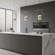 Iron Frame Tilting Pendant Light