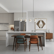 Iron Frame Tilting Pendant Light