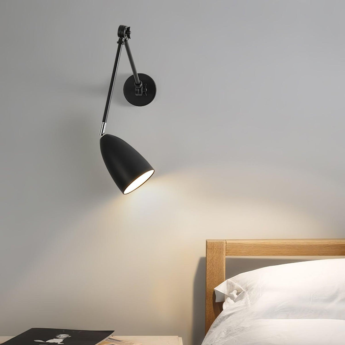 Metal Articulating Swing-Arm Sconce